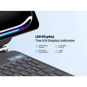 Powerology Dynaboard Wireless Keyboard Case for iPad 10th Black - PWMK10BK