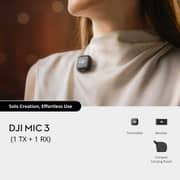 DJI Mic 3 (1 Transmitter TX + 1 Receiver RX) Black - MIC300-S