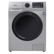 Midea 8kg Front Load Inverter Washing Machine 1400 RPM With Steam - Grey -MFN09W80B/S