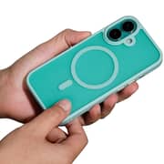 Infinyty Gleam Soft Touch Case Teal iPhone 16 - GLE006X04