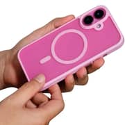 Infinyty Gleam Soft Touch Case Pink iPhone 16 Plus - GLE003X03