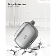 Infinyty Vizo Frosted Silicon Case Grey AirPods 4 - VIZ004X06