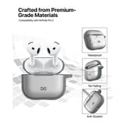Infinyty Vizo Frosted Silicon Case Grey AirPods 4 - VIZ004X06