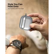 Infinyty Vizo Frosted Silicon Case Grey AirPods 4 - VIZ004X06