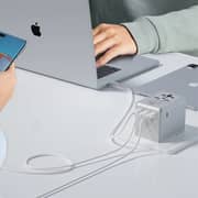 Infinyty Atlas65 Travel Adaptor Silver - Y127-Max PD65W