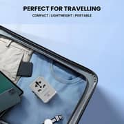 Infinyty Atlas65 Travel Adaptor Silver - Y127-Max PD65W