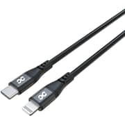 Infinyty MFi USB C to Lightning Silicone Cable 1m Black - MWSLCLB