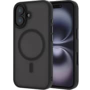 Infinyty Soft Gleam Touch Case Black iPhone 16 - GLE001X04