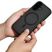 Infinyty Soft Gleam Touch Case Black iPhone 16 - GLE001X04