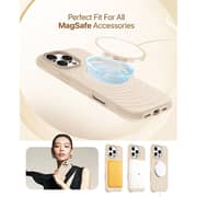 Infinyty Quiver Ripple Silicone Case Desert Titanium iPhone 16 Pro - QUI011X01