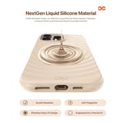 Infinyty Quiver Ripple Silicone Case Desert Titanium iPhone 16 Pro Max - QUI011X02