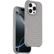 Infinyty Quiver Ripple Silicone Case Natural Titanium iPhone 16 Pro - QUI004X01