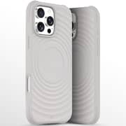 Infinyty Quiver Ripple Silicone Case Natural Titanium iPhone 16 Pro - QUI004X01