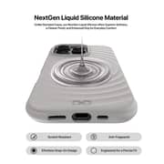 Infinyty Quiver Ripple Silicone Case Natural Titanium iPhone 16 Pro - QUI004X01