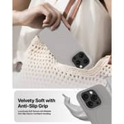 Infinyty Quiver Ripple Silicone Case Natural Titanium iPhone 16 Pro - QUI004X01
