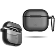 Infinyty Vizo Frosted Silicon Case Black AirPods 4 - VIZ001X06