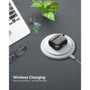 Infinyty Vizo Frosted Silicon Case Black AirPods 4 - VIZ001X06