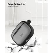 Infinyty Vizo Frosted Silicon Case Black AirPods 4 - VIZ001X06