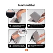 Infinyty Clarix Durable Case Clear Matte MacBook Air 13.6Inch - CLA010X07