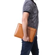 Infinyty Eleve Leather Sleeve Brown MacBook 13.6Inch - ELE008X08