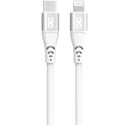 Infinyty MFi USB C to Lightning Silicone Cable 1m White - MWSLCLW