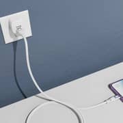 Infinyty MFi USB C to Lightning Silicone Cable 1m White - MWSLCLW