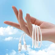 Infinyty MFi USB C to Lightning Silicone Cable 1m White - MWSLCLW