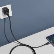 Infinyty NextGen Silicone Fast USB C to C Cable 1m Black - MWSLCCB