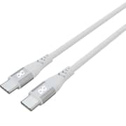 Infinyty NextGen Silicone Fast USB C to C Cable 1m White - MWSLCCW