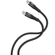 Infinyty NextGen Silicone Fast USB C to C Cable 2m Black - MWSLCCB2