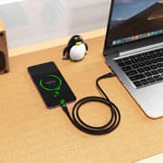 Infinyty NextGen Silicone Fast USB C to C Cable 2m Black - MWSLCCB2