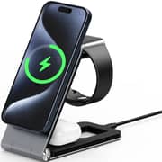 Infinyty MagIQ 3-in-1 Magnetic Wireless Charger Grey - W22