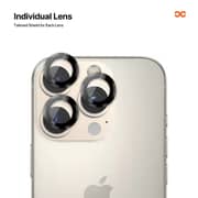 Infinyty Glint Individual Lens Protector Clear/Black iPhone 16 Pro / 16 Pro Max - GLI010X15