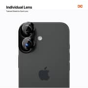 Infinyty Glint Individual Lens Protector Clear/Black iPhone 16 / 16 Plus - GLI010X14