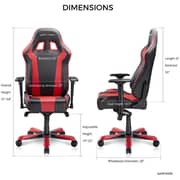 Dxracer King Series Gaming Chair Black/Red - GC-K06-NR-S1