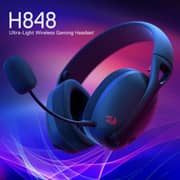 Redragon Pro Wireless Over Ear Gaming Headphone Blue 