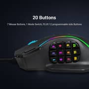 Redragon Perdiction 4 Wired Gaming Mouse Black - M901-K-2