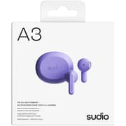 Sudio A3 True Wireless Earbuds Purple
