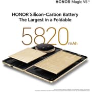 Honor Magic V5 5G 512GB 16GB RAM Dawn Gold Smartphone + Choice Speaker + Watch Fit + Magic Pen + Case