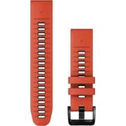 Garmin QuickFit Watch Band 22mm Flame Red/Graphite - 010-13280-04
