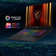 MSI Crosshair 17 HX AI D2XWGKG Gaming (2025) Laptop - 2nd Series / Intel Core Ultra 9-275HX / 17inch QHD+ / 1TB SSD / 32GB RAM / 8GB NVIDIA GeForce RTX 5070 / Windows 11 Home / English & Arabic Keyboard / Grey / Middle East Version - [9S7-17T423-051]