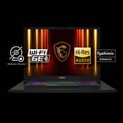 MSI Crosshair 16 HX AI U9 D2XWFKG Gaming (2025) Laptop - 2nd Series / Intel Core Ultra 9-275HX / 16inch QHD+ / 1TB SSD / 32GB RAM / 8GB NVIDIA GeForce RTX 5060 / Windows 11 Home / English & Arabic Keyboard / Grey / Middle East Version - [9S7-15P421-205]