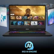 MSI Crosshair 16 HX AI U7 D2XWFKG Gaming (2025) - 2nd Series / Intel Core Ultra 7-255HX / 16inch QHD+ / 1TB SSD / 16GB RAM / 8GB NVIDIA GeForce RTX 5060 / Windows 11 Home / English & Arabic Keyboard / Cosmos Grey / Middle East Version - [9S7-15P421-220]