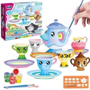 Toota Ceramic Tea Set Coloring Game Toy