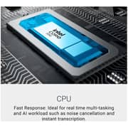 Dell (2024) Copilot+ PC - 2nd Series / Intel Core Ultra 7-256V / 16inch FHD / 1TB SSD / 16GB RAM / Shared Intel Arc Graphics / Windows 11 Home / English Keyboard / Ice / International Version - [LDB06250-7144BLU-PUS]