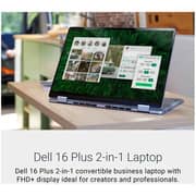 Dell (2024) Copilot+ PC - 2nd Series / Intel Core Ultra 7-256V / 16inch FHD / 1TB SSD / 16GB RAM / Shared Intel Arc Graphics / Windows 11 Home / English Keyboard / Ice / International Version - [LDB06250-7144BLU-PUS]
