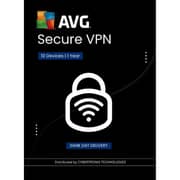 AVG Secure VPN Software 10 Devices 1 Year - AVG-SVN10-W10C