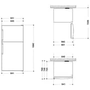Whirlpool Top Mount Refrigerator 574L Inox - W84TE 71 X AQUA EX