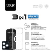 Urr 3-in-1 HD Protection Bundle Set Privacy iPhone 17 Pro Max - BK18