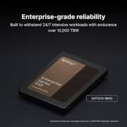 Synology Enterprise Series Internal 2.5 SATA Solid State Drive 960GB Black - SAT5210-960G